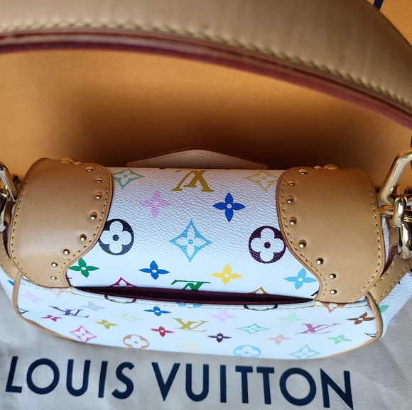 🔥SOLD🔥LOUIS VUITTON Marilyn White Multicolor Shoulder Bag - Picture 16 of 17